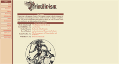 Desktop Screenshot of primitivism.com